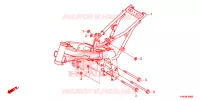 FRAME CHASSIS voor Honda CRF 110 2023