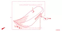 ZITTING/ZITTING KAP voor Honda CRF 110 2023