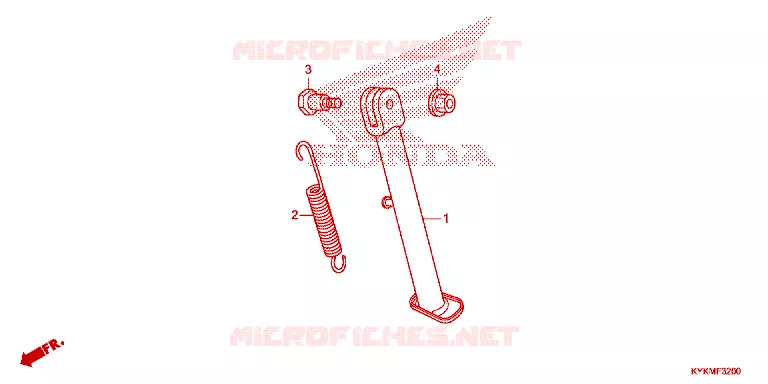 STANDAARD  Honda MOTO 110 CRF 2023  CRF110FP