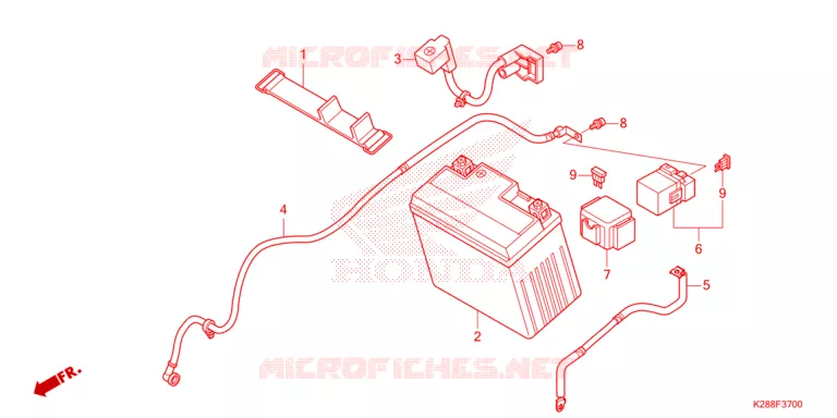 ACCU  Honda MOTO 125 CRF 2023  CRF125FBP