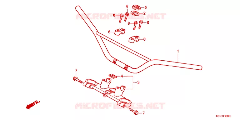 HENDEL PIJP/BOVENSTE BRUG Honda MOTO 150 CRF 2023  CRF150RBN