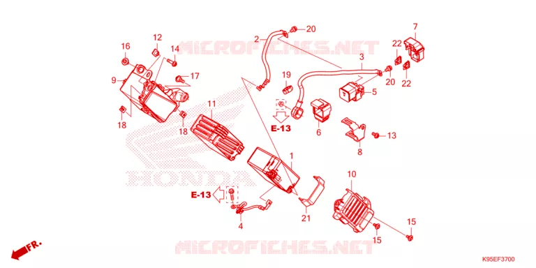 ACCU  Honda MOTO 250 CRF 2023  CRF250RP
