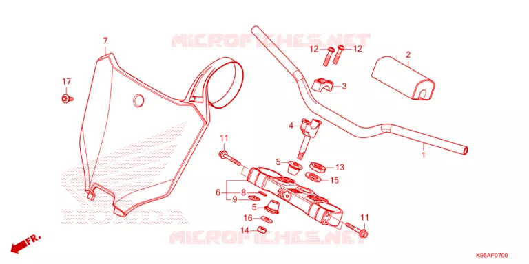 HENDEL PIJP/BOVENSTE BRUG Honda MOTO 250 CRF 2023  CRF250RXP