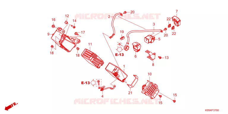 ACCU  Honda MOTO 250 CRF 2023  CRF250RXP