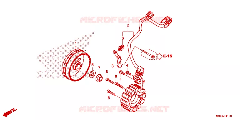 ALTERNATORE Honda MOTO 450 CRF 2024  CRF450RLP