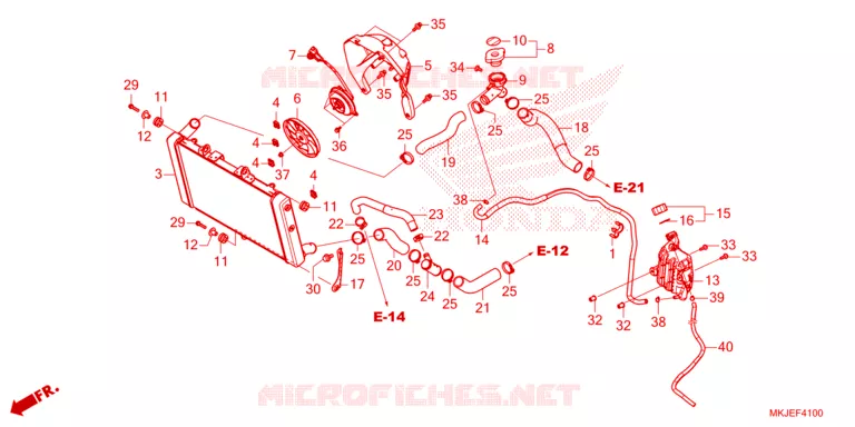 RADIATOR Honda MOTO 1000 CB 2023  CB1000RAP