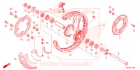 ACHTER WIEL voor Honda CRF 450 R 2023