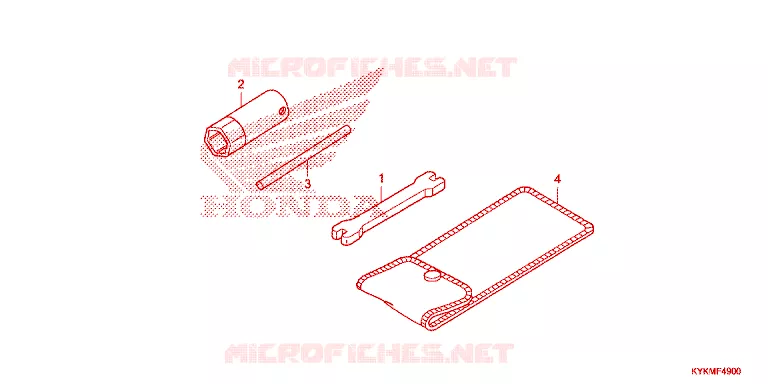GEREEDSCHAP Honda MOTO 110 CRF 2022  CRF110FN