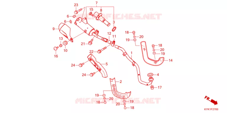 UITLAATDEMPER  Honda MOTO 110 CRF 2022  CRF110FN
