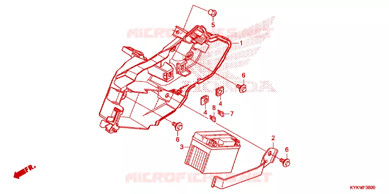 ACCU  Honda MOTO 110 CRF 2023  CRF110FN