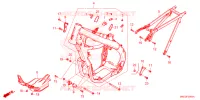 FRAME CHASSIS voor Honda CRF 450 R 50TH 2023