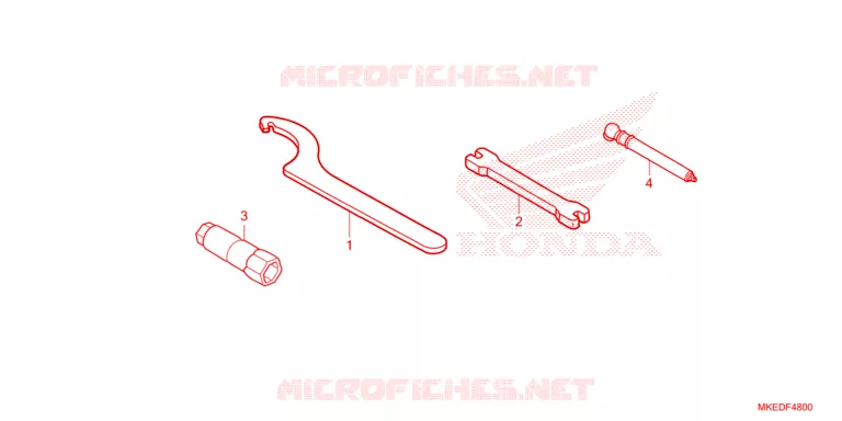 GEREEDSCHAP Honda MOTO 450 CRF 2023  CRF450RP_50TH