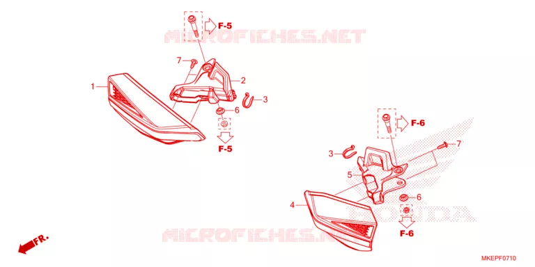  HANDKAP Honda MOTO 450 CRF 2023  CRF450RXP