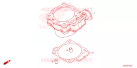 ACHTER REM HOOFD  voor Honda CRF 450 RX ENDURO 2023