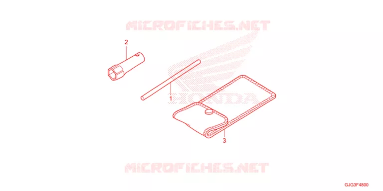GEREEDSCHAP Honda MOTO 50 CRF 2023  CRF50FP