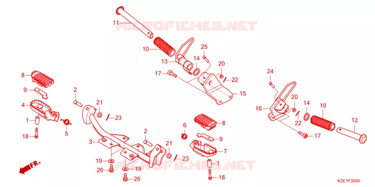 OPSTAP Honda MOTO 125 CT 2020  CT125AL_J