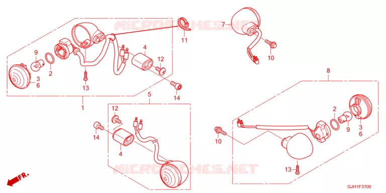 KNIPPERLICHT Honda SCOOTER electric GYRO 2024  EVG2M