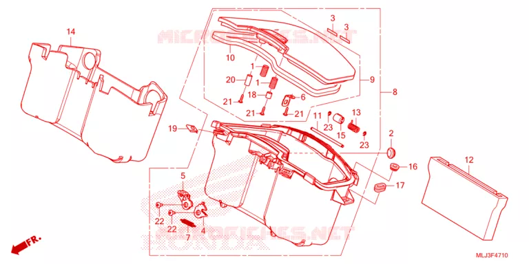 CENTRALE DOOS Honda MOTO 1800 GOLD-WING 2023  GL1800BDP
