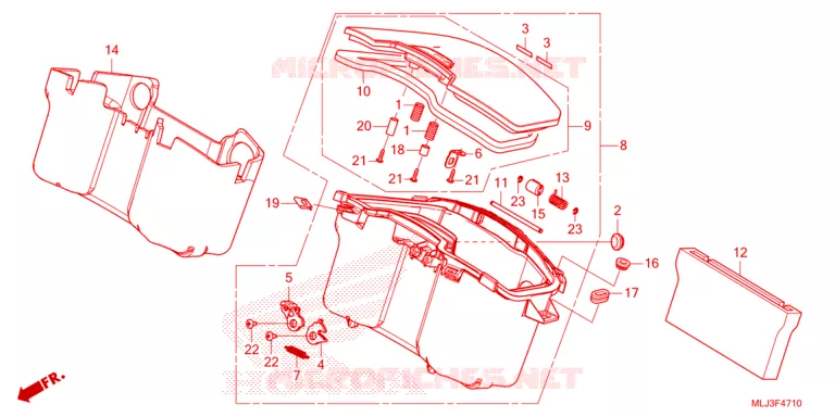 CENTRALE DOOS Honda MOTO 1800 GOLD-WING 2023  GL1800BDP