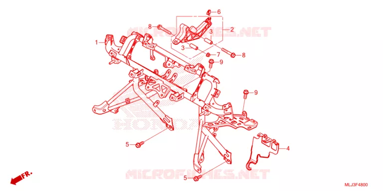 KAP STANG Honda MOTO 1800 GOLD-WING 2023  GL1800DAP