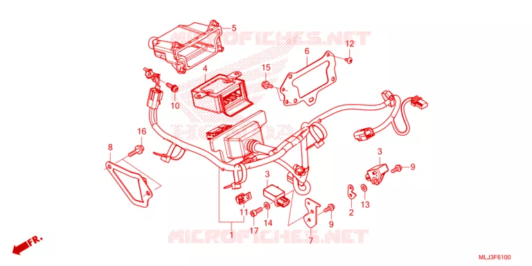 BUNDEL AIRBAG Honda MOTO 1800 GOLD-WING 2023  GL1800DAP
