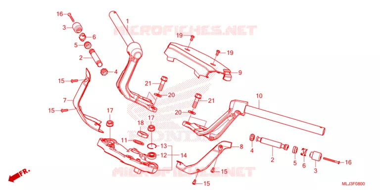 HENDEL PIJP/BOVENSTE BRUG Honda MOTO 1800 GOLD-WING 2023  GL1800DAP