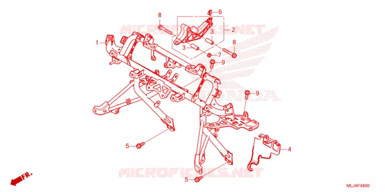 KAP STANG Honda MOTO 1800 GOLD-WING 2023  GL1800DP