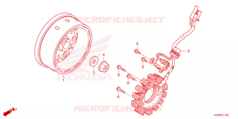 ALTERNATORE Honda MOTO 125 GROM 2023  MSX125AP