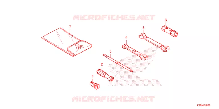 GEREEDSCHAP Honda MOTO 125 GROM 2023  MSX125P