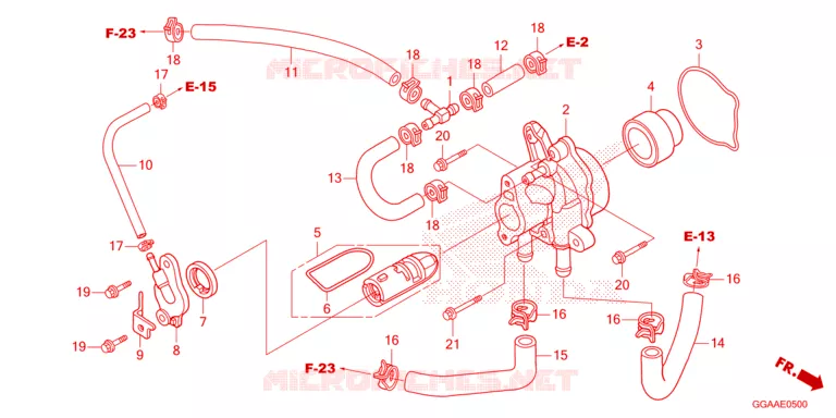 WATERPOMP Honda SCOOTER 50 RUCKUS 2023  NPS50P