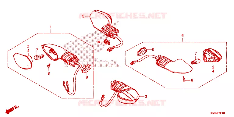KNIPPERLICHT (FS150FL/N) Honda MOTO 150 RS 2022  FS150FN_4MA