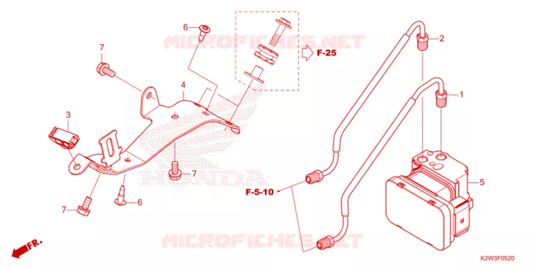 ABS MODULATOR - REMSLANG Honda MOTO 125 DAX 2024  ST125AP