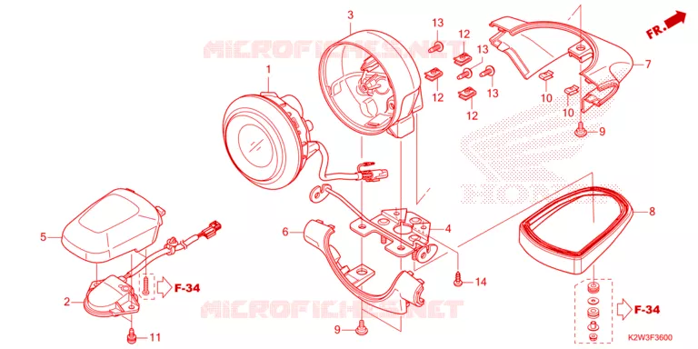 ACHTERLICHT/KENTEKEN LICHT Honda MOTO 125 DAX 2024  ST125AP