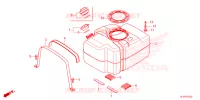 BRANDSTOF TANK  voor Honda PIONEER 1000 M3 DELUXE TRAIL 2022