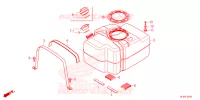 BRANDSTOF TANK  voor Honda PIONEER 1000-6 DELUXE CREW 2023