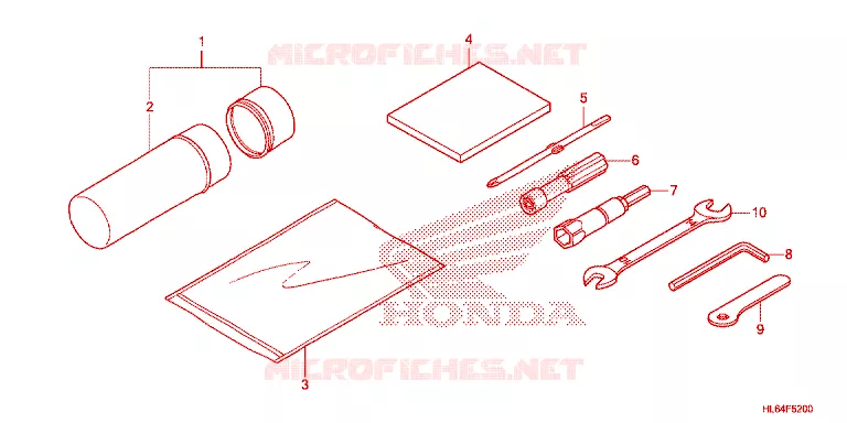 GEREEDSCHAP Honda ATV 1000 TALON 2023  SXS1000S2XN