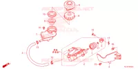 REM HOOFDCILINDER/ REMSLANG voor Honda TALON 1000 X4 SPECIAL EDITION 2021