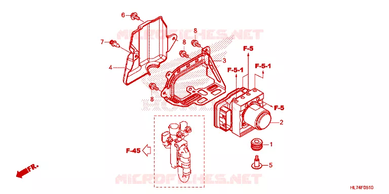 VSA MODULATOR Honda ATV 1000 TALON 2021  SXS1000S4XM