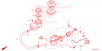 REM HOOFDCILINDER/ REMSLANG voor Honda TALON 1000 X4 SPECIAL EDITION 2021