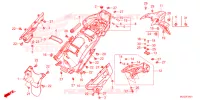 ACHTER STROOMLIJNKAP (CRF1100A2/A4/AL2/AL4/D2/D4/DL2/DL4) voor Honda AFRICA TWIN 1100 DCT ADVENTURE SPORT 2022
