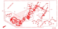 GAS HUIS voor Honda AFRICA TWIN 1000 DCT RED 2016