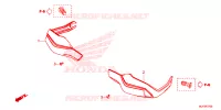  HANDKAP voor Honda AFRICA TWIN 1000 DCT RED 2016