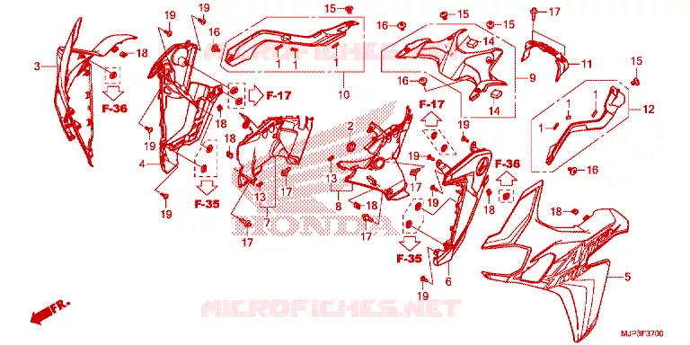 MIDDENKAP Honda MOTO 1000 AFRICA-TWIN 2016  CRF1000DG