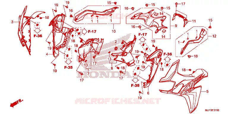 MIDDENKAP Honda MOTO 1000 AFRICA-TWIN 2016  CRF1000AG