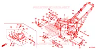 FRAME CHASSIS voor Honda AFRICA TWIN 1000 2017