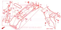 ACHTER STROOMLIJNKAP  voor Honda XL 1000 VARADERO 2004