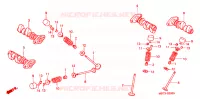 NOKKENAS/KLEP voor Honda XL 1000 VARADERO 2004