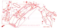 ACHTER STROOMLIJNKAP  voor Honda XL 1000 VARADERO 2004