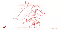 VOOR STROOMLIJNKAP/OPSTAP VLOER voor Honda XL 1000 VARADERO 2004