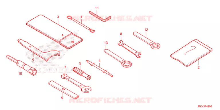 GEREEDSCHAP Honda MOTO 650 CB 2023  CB650RAP